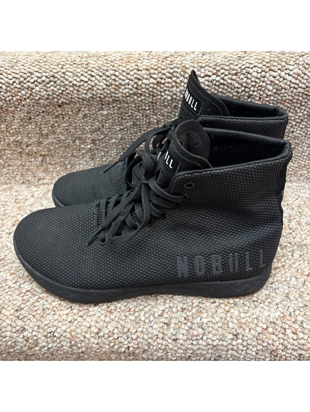 NOBULL Black High-Top Training Shoes Men's 8.5 Lightweight SuperFabric Crossfit